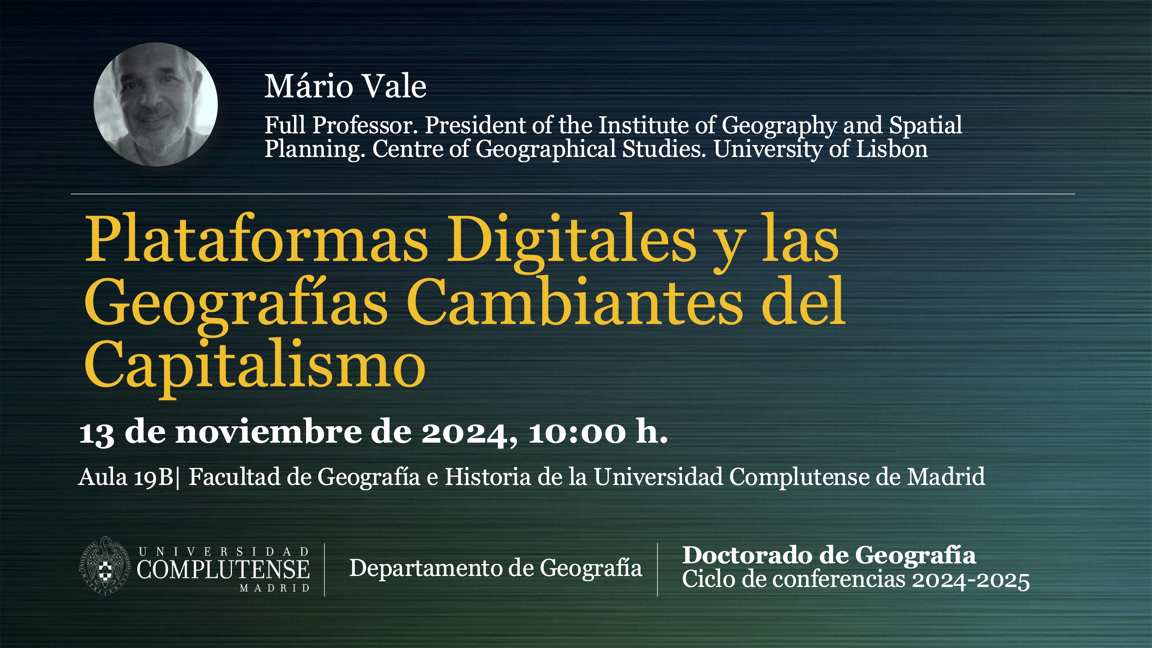 Conferencia inaugural curso 2024-2025